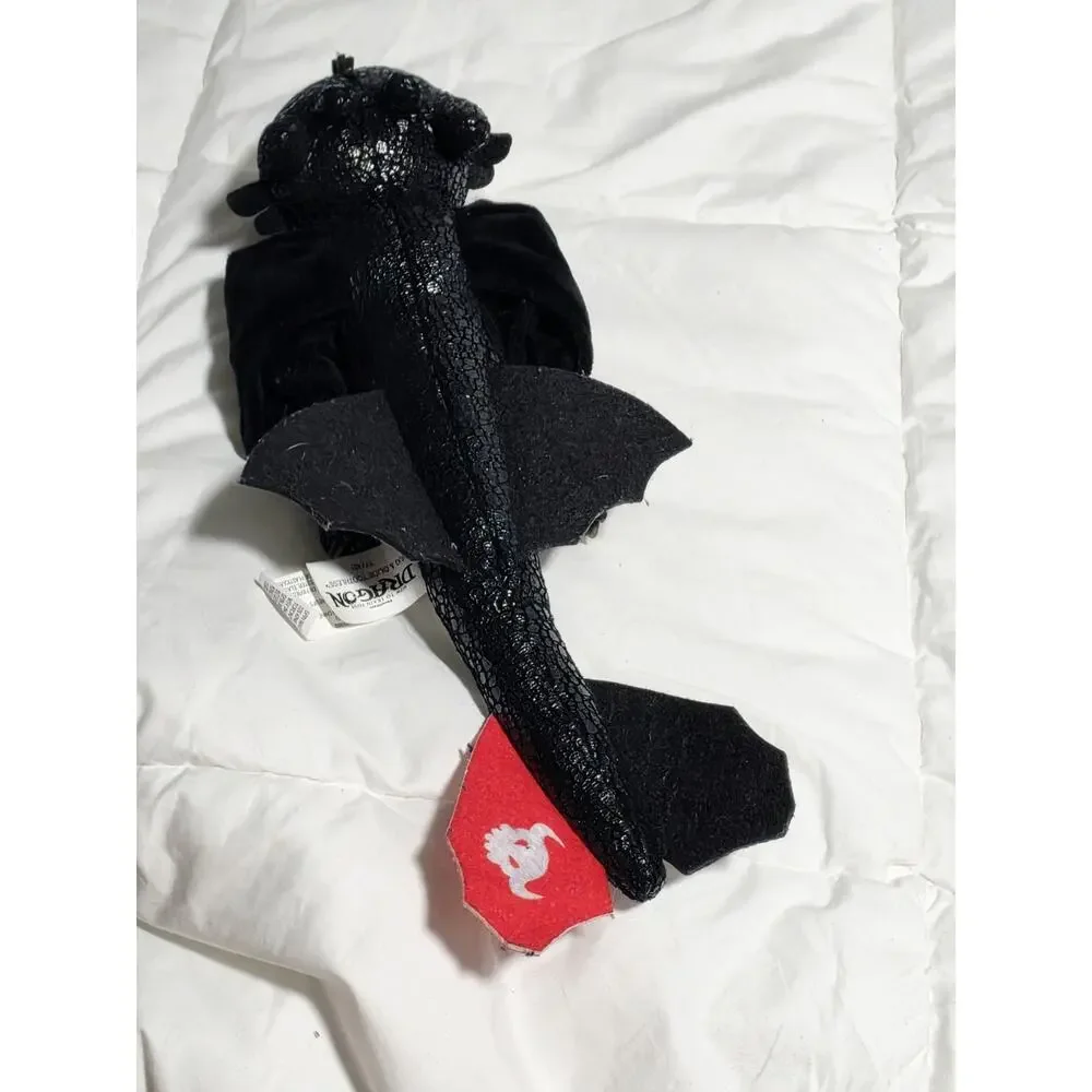 How To Train Your Dragon Plush Toothless Black Slap Bracelet Hug & Glide Retired